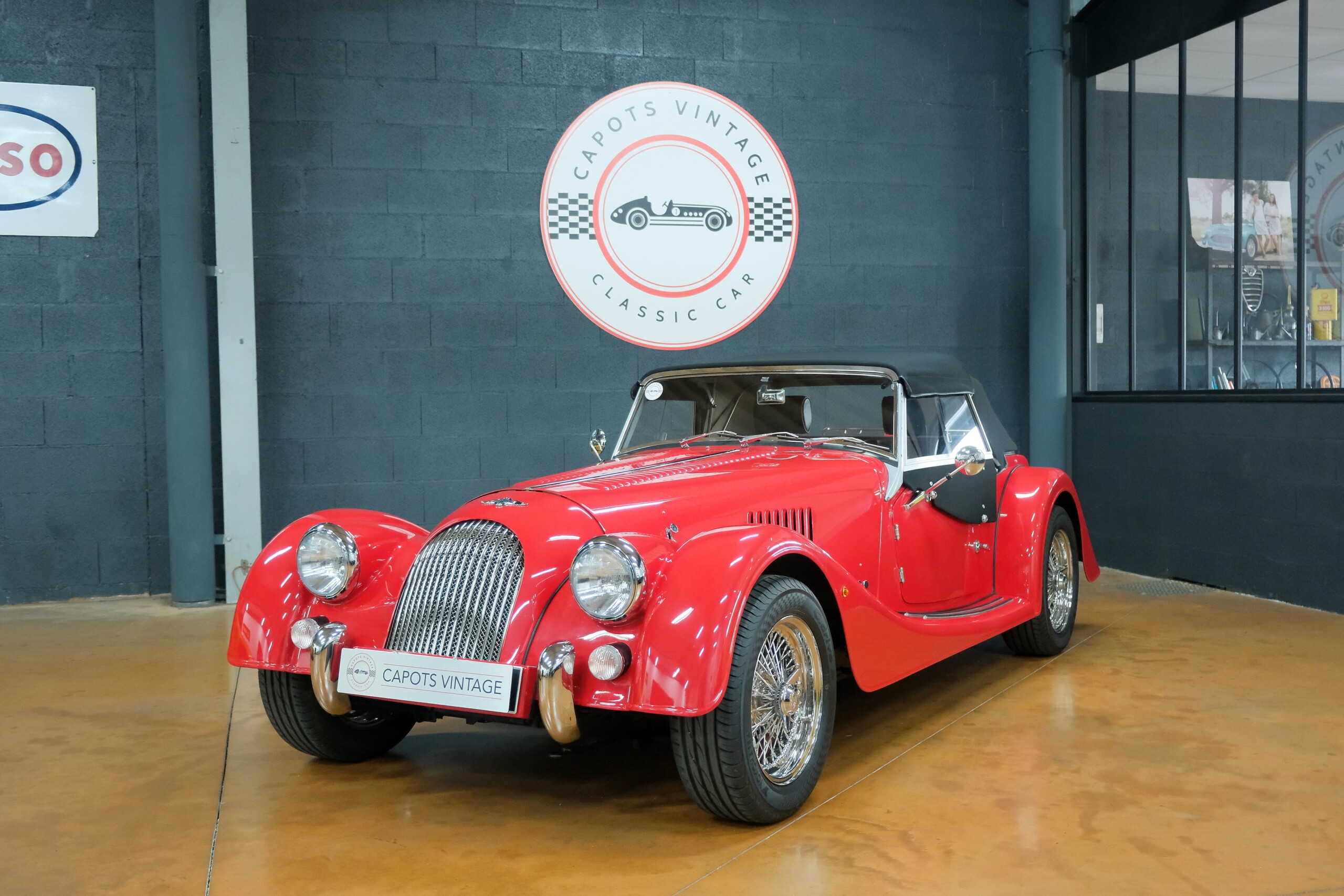 MORGAN PLUS 4 SPORT RED | CAPOTS VINTAGE 2