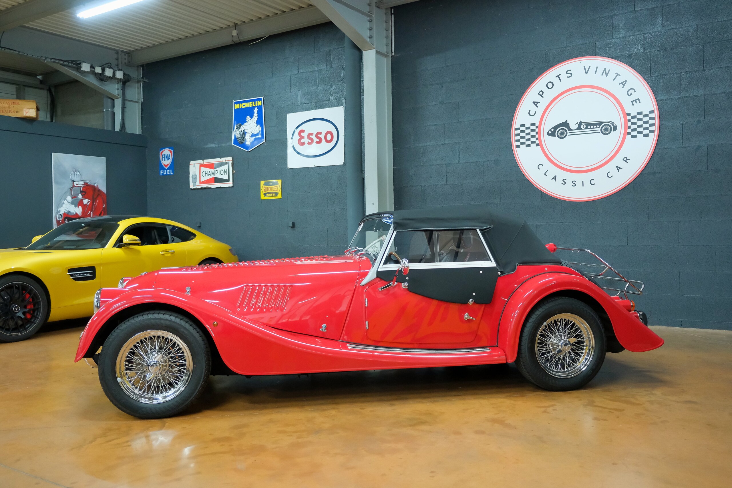 MORGAN PLUS 4 SPORT RED | CAPOTS VINTAGE 3