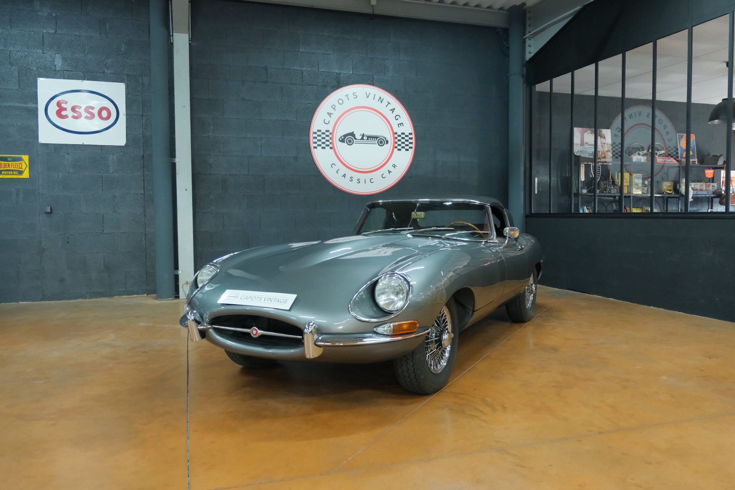 JAGUAR TYPE S1.5 GRISE 1968 | CAPOTS VINTAGE 2