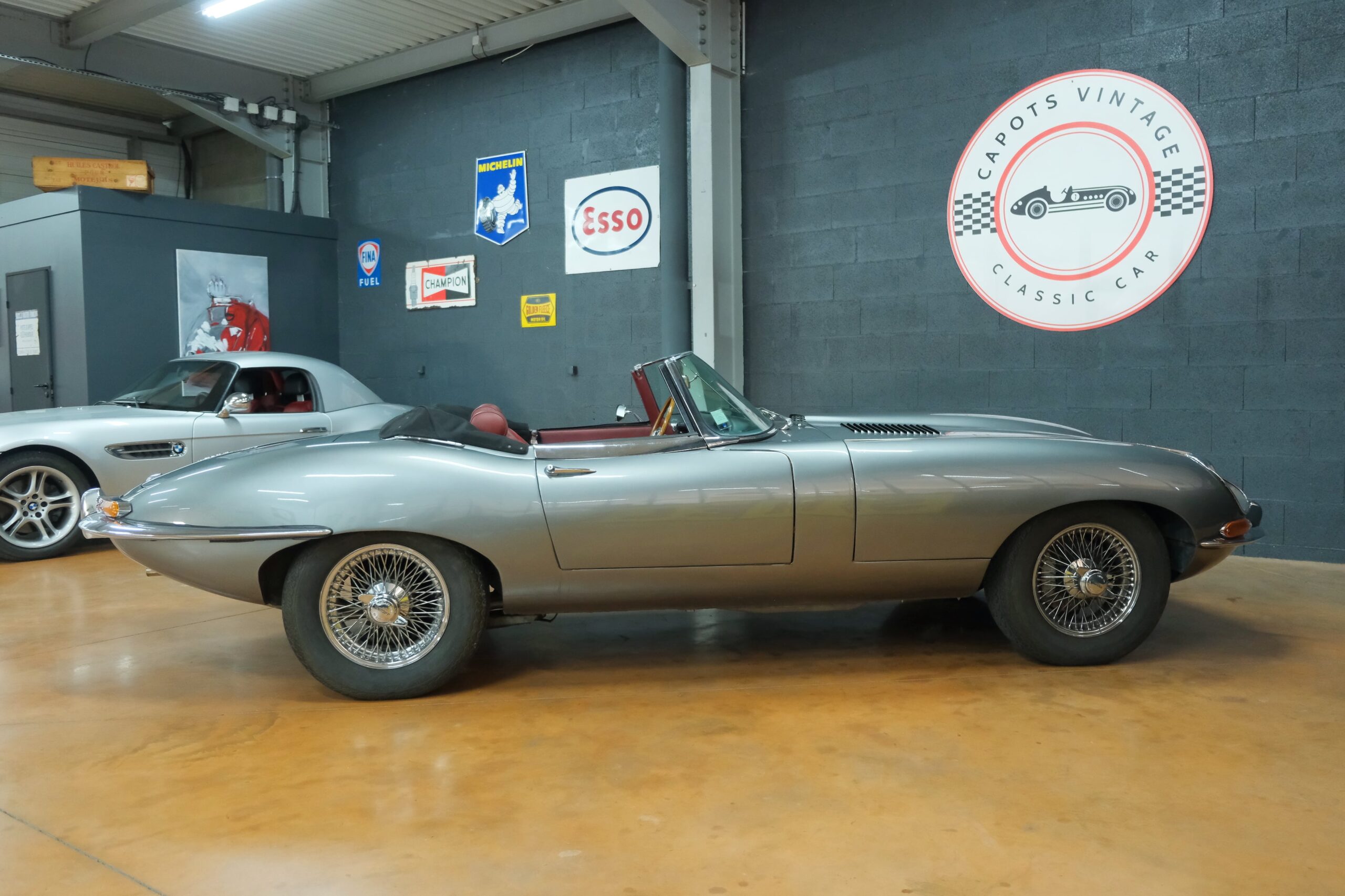 JAGUAR TYPE S1.5 GRISE 1968 | CAPOTS VINTAGE 27